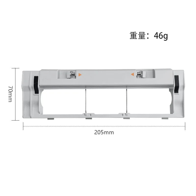 Gray Main Brush Cover for Xiaomi Mi Roborock Robot Vacuum – Replacement Spare Part for S5, S6, S55 & Series