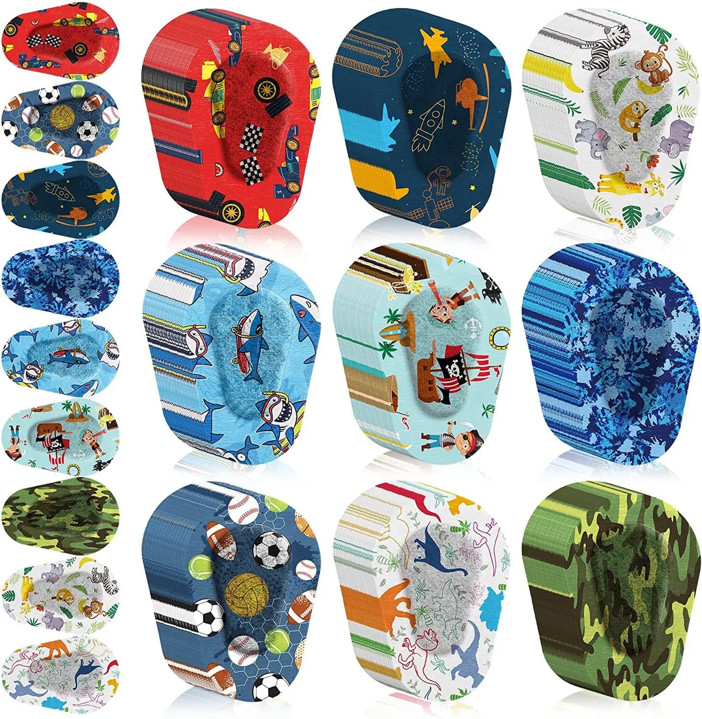 Adorable Eye Patches for Kids: 20/60pcs Disposable Breathable Bandages - Protect Eyesight, Ideal for Amblyopia, Girls & Boys