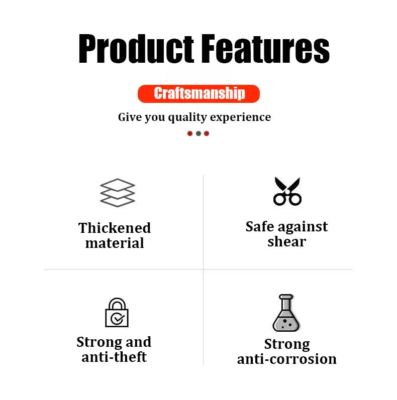 Multifunctional Keyed Padlock – Waterproof, Anti-Rust, Anti-Theft Door & Window Lock with 3 Keys