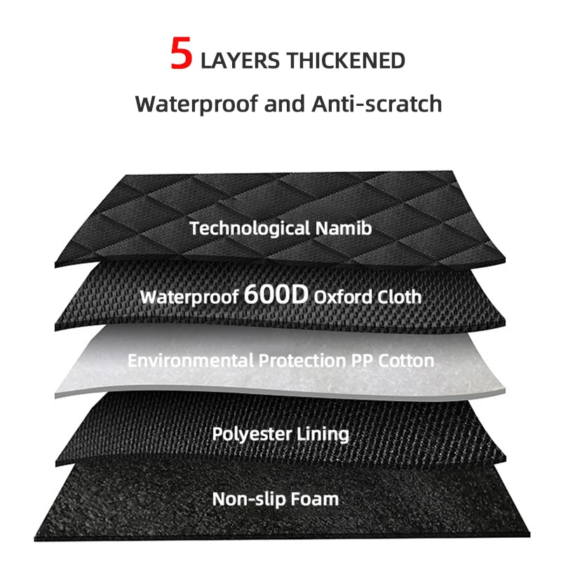 Waterproof Dog Car Seat Cover: Pet Travel Carrier Hammock - Rear Back Seat Protector Mat for Safety and Comfort