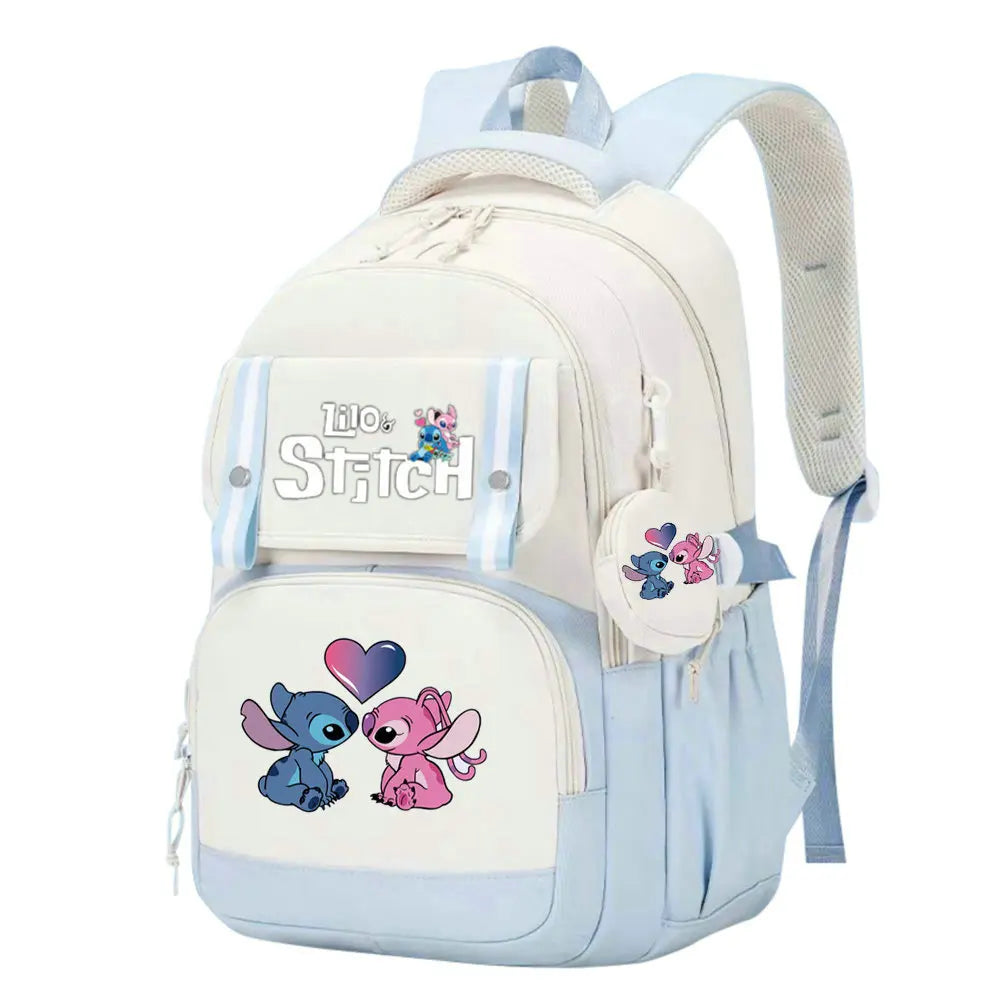 Lilo & Stitch Backpack for Girls – Waterproof School Travel Bookbag for Teens & Women