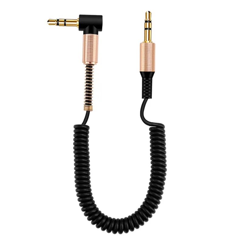 3.5mm Male-to-Male Audio Aux Cable — For Samsung Car Headphone & Speaker Wire