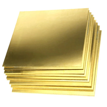 Brass Sheet Plate – 0.1-8mm Thickness for CNC Cutting, Frame Models & DIY Construction Projects