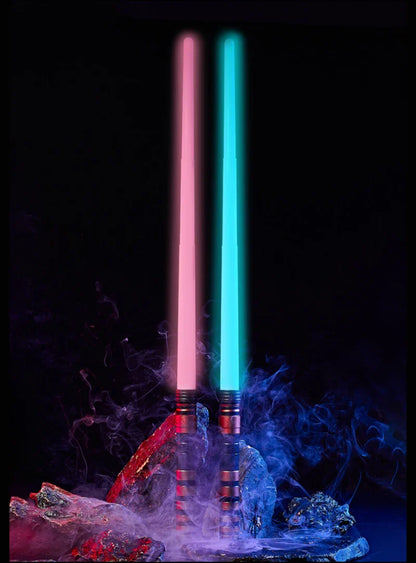 REikirc 75cm RGB Lightsaber – 2 in 1 7 Color Light Sword Toy for Kids & Parties