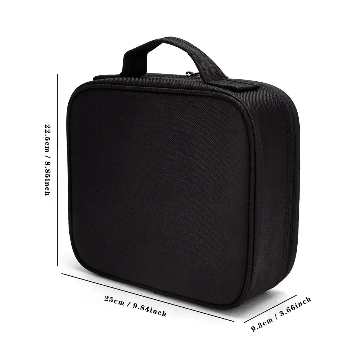 YANZA Professional Makeup Case – Cosmetic Organizer & Travel Storage Box for Brushes, Beauty Tools, and Manicure Supplies