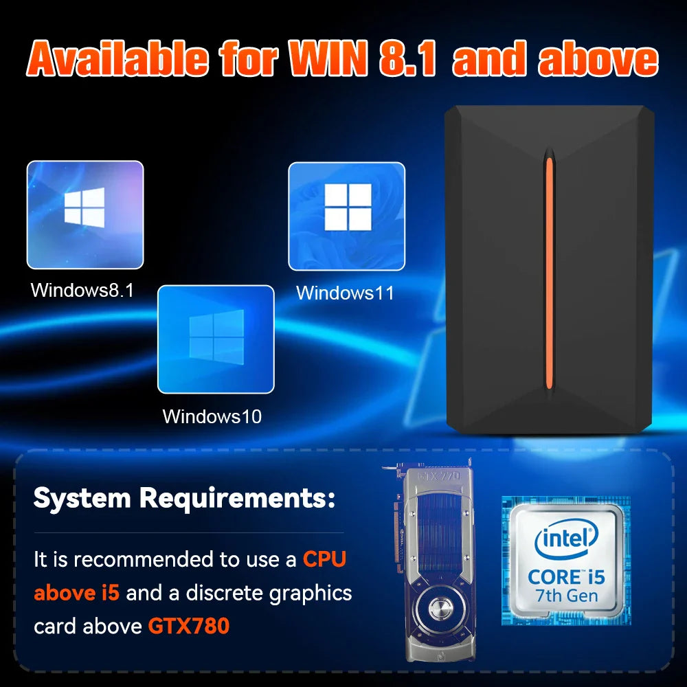500GB Portable External Gaming Hard Drive – 3,760+ 3D/AAA Games for PS4, PS3, PS2, Switch, Wii, N64, DC & More (Windows PC)