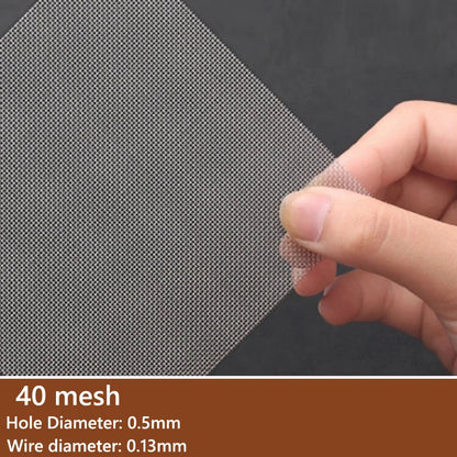 304 Stainless Steel Mesh Filter Sheets 4–400 Mesh Woven Wire Screen 1–5pcs High Quality Filtration Mesh