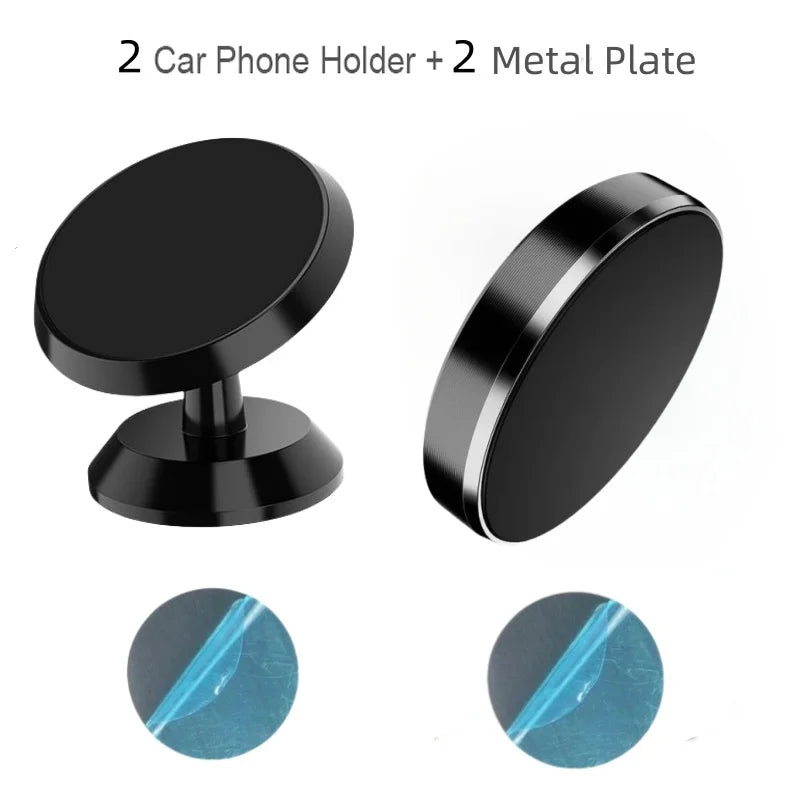 Universal Magnetic Car Phone Holder — Dashboard & Wall Mount Stand for iPhone, Xiaomi, Huawei, Samsung
