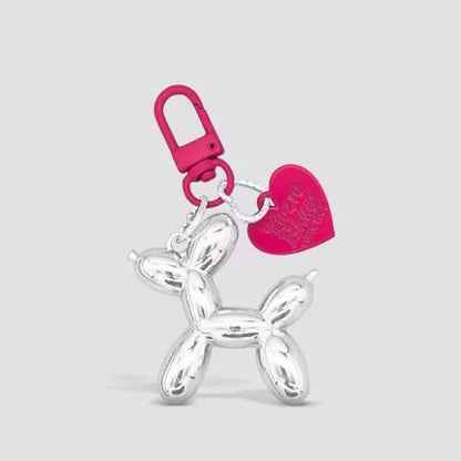 Y2K Balloon Dog Keychain – Cute Ins-Style Bag Pendant & Phone Charm for Girls