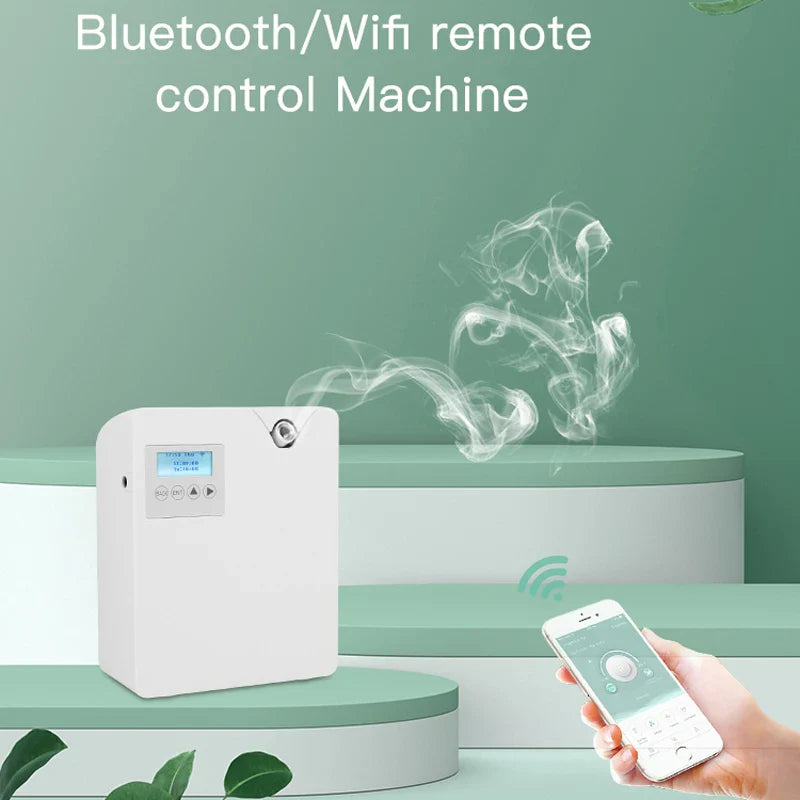 300ml WIFI-Controlled Aromatherapy Diffuser – Essential Oil Air Freshener & Smell Distributor for Home & Hotel