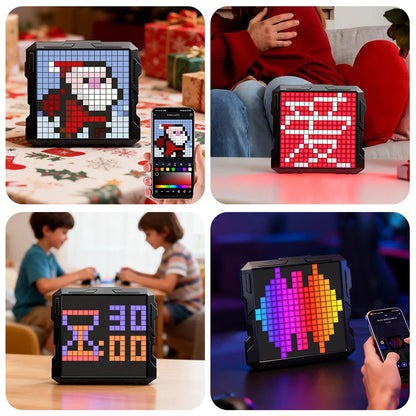 Bluetooth Pixel Digital Frame Smart LED Panel Display with APP Control Night Light Gaming Room Decor Pixel Art Lighting Frame
