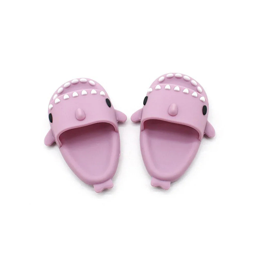 17cm Labubu Doll Shark Slippers — Fun & Stylish Casual Shoes for Dolls (Shoes Only)