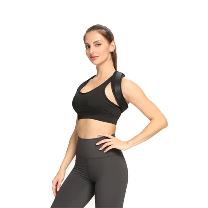 Adjustable Back & Shoulder Posture Corrector Belt — Clavicle & Spine Support for Home, Office & Sports | Upper Back & Neck Brace