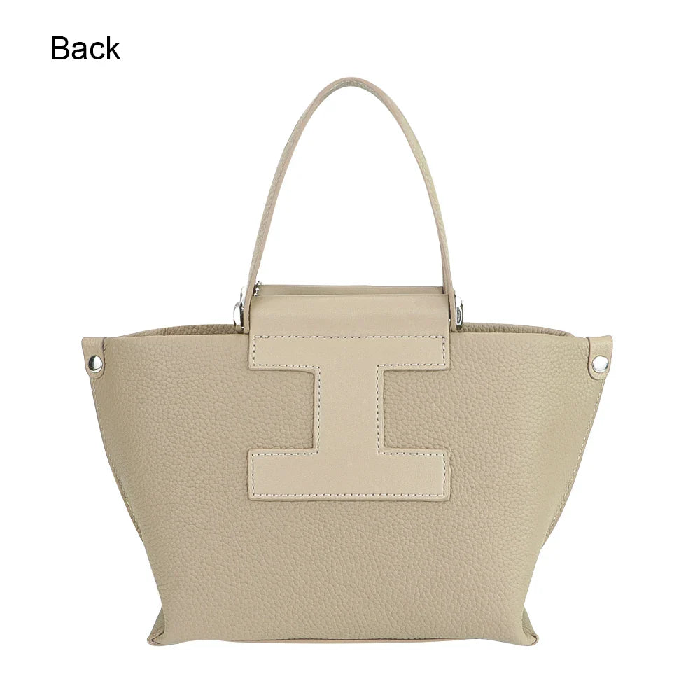 Royal Bagger Top-Handle Genuine Leather Handbag for Women – Trendy Casual Crossbody Bag with Adjustable Shoulder Strap 1859