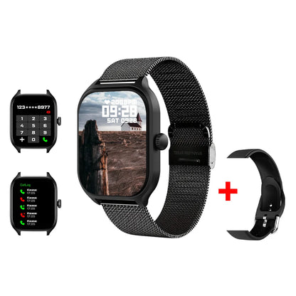 LAXASFIT H9 Promax Smartwatch – Bluetooth Call Answering, Heart Rate & SpO2 Monitoring, Calorie Tracking Fitness Watch