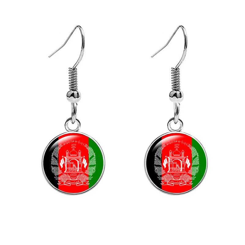 France National Flag Earrings - Multicolor Country Flag Jewelry for Women, Travel Pride & Celebration Gifts