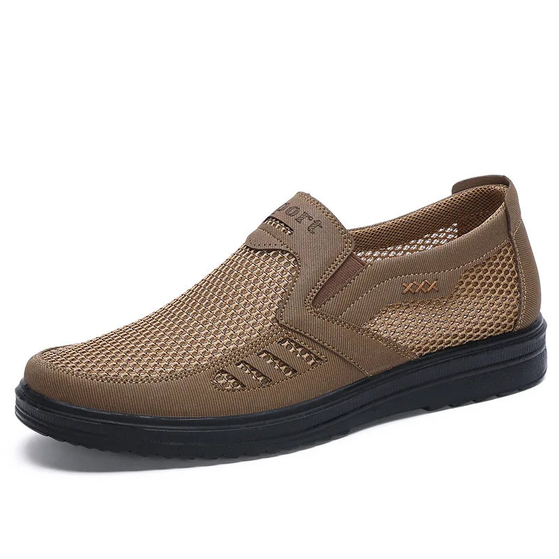 New Comfortable Men’s Casual Shoes – Breathable Mesh, Non-Slip Lightweight Sneakers, Summer Footwear in Big Sizes 38-48