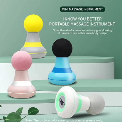 Electric Mini Handheld Massage Gun: 6-Speed Vibration Fitness Massager - Relieve Fatigue and Pain, Personal Care Body Massager