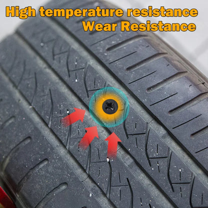 Vacuum Tyre Repair Nails | Tubeless Tire Puncture Repair Tools | Rubber & Metal Accessories for Car, Motorcycle, Truck, Scooter, Bike | 10/30Pcs