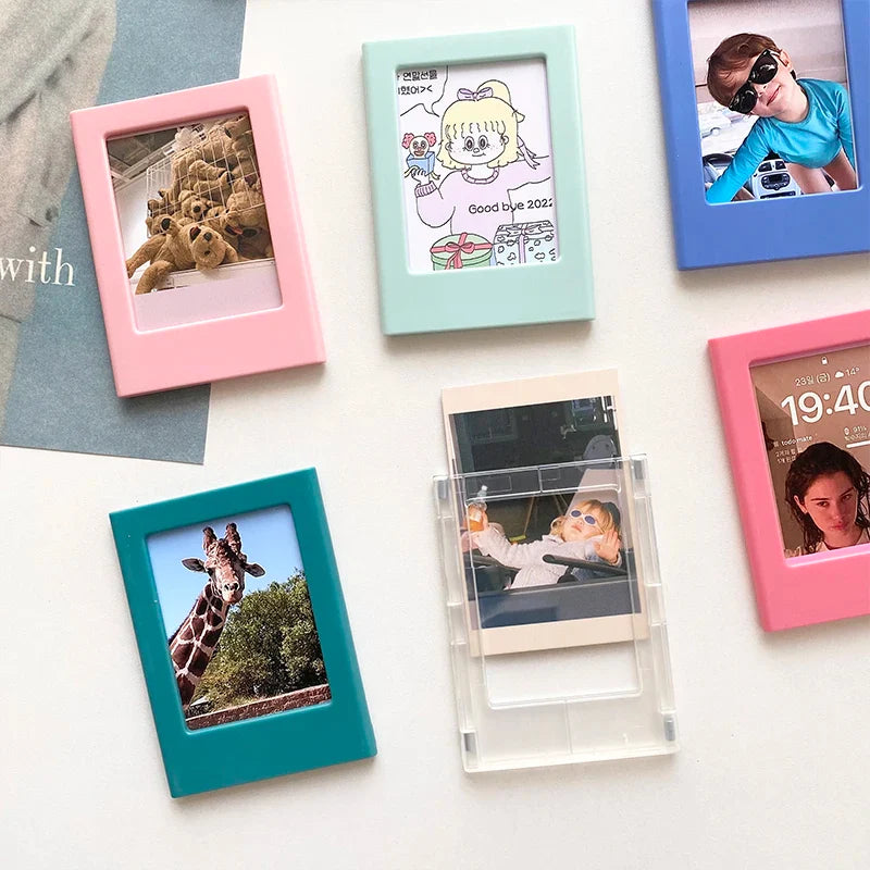 3-Inch Magnetic Photo Frames for Fujifilm Instax Mini – Compatible with Mini 12/11/Evo/40/7+/25/90/99/SE/Link2/3 Film