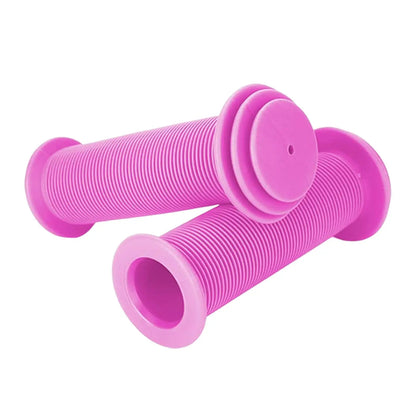 2x Premium MTB Rubber Bike Handle Grips – 0.87" Diameter for BMX, Scooter, Tricycle & Kids Bikes