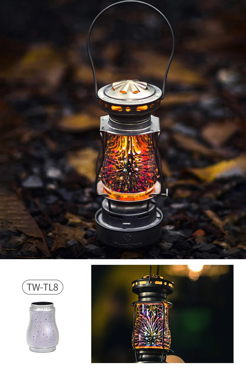 ThousWinds Twilight Kerosene Camping Lantern – Portable Retro Oil Lamp for Outdoor Picnic and Backpacking