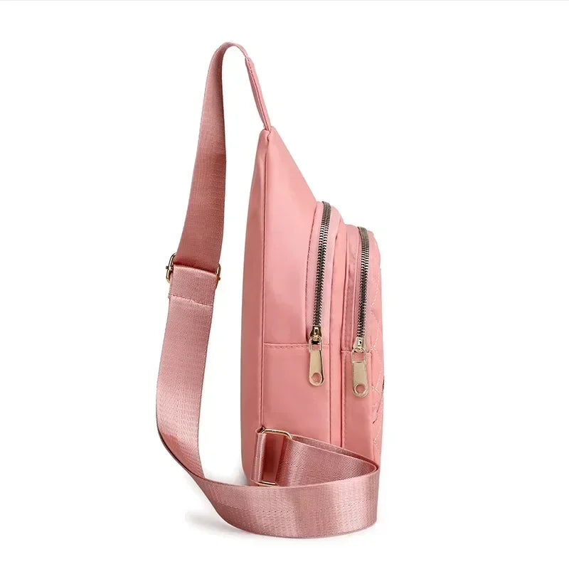 Best-Selling Women's Embroidered Backpack – Crossbody Leisure Shoulder Bag with Composite Fabric