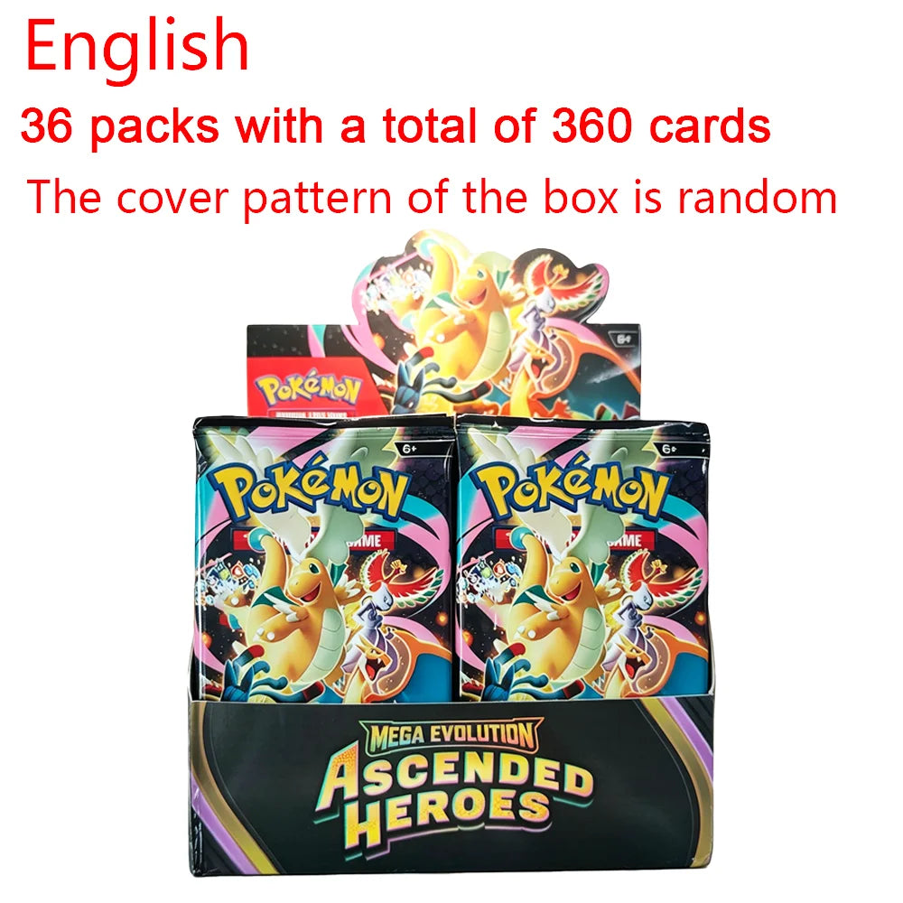 360PCS Pokémon Trading Card Booster Set – Destined Rivals, Prismatic Evolutions & Scarlet & Violet 151 PALDEAN English Cards Pack