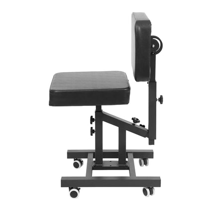 Multifunctional Tattoo Chair with Adjustable Armrest – Hair & Tattoo Artist Chair with Foot Pads
