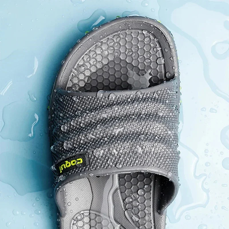 Men’s EVA Bathroom Slippers – Comfortable Non-Slip Soft Sole Indoor Summer Home Slide Sandals for Daily Wear