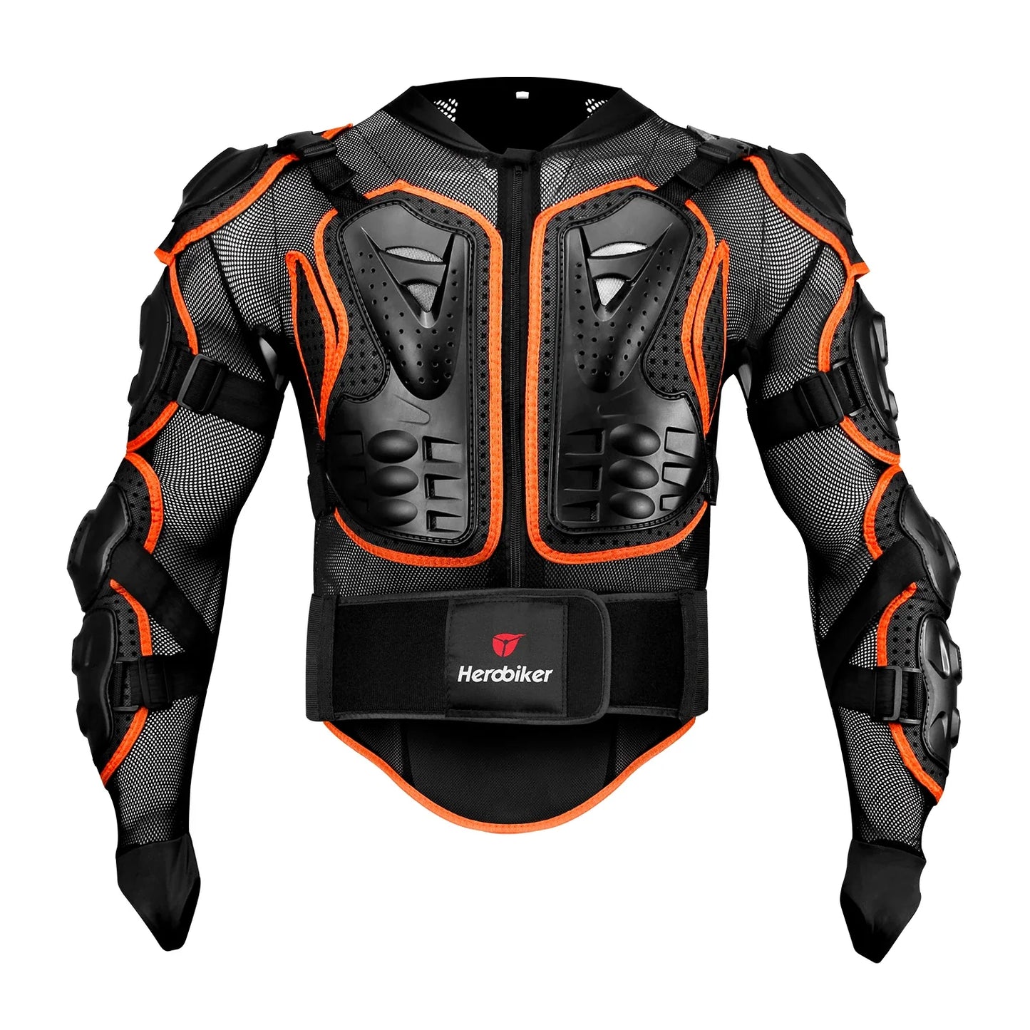 HEROBIKER Men’s Motorcycle Jacket — Motocross Riding Armor with Body Protection, Sizes S-5XL
