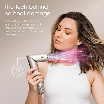 Shark HD430 FlexStyle Hair Dryer & Airwrap – Negative Ion Blow Dryer Brush, Multi-Styler with Auto-Wrap Curlers
