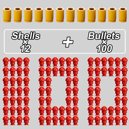 Soft EVA Foam Dart Bullets for Toy Guns – Compatible with M1911, G17, M92 & USP Pistol Shooting Game Accessories, Safe Foam Ammo Refill Kit