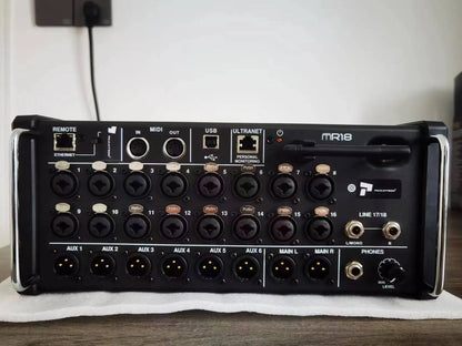 MR18 Professional Digital Audio Mixer – Multi-Track DJ Studio Mixing Console & Recording Sound Table