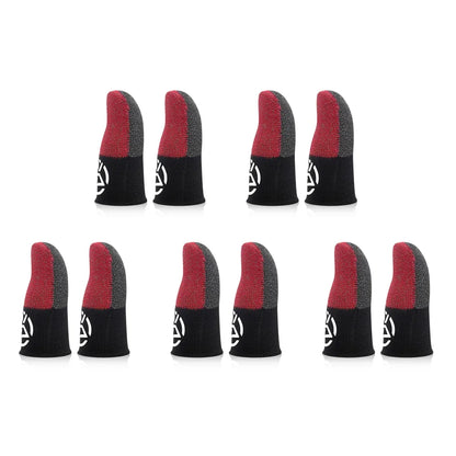 1-20 Pairs Mobile Gaming Finger Sleeves – Breathable, Sweatproof, Anti-Slip Thumb Gloves for Touchscreen Controllers, PUBG Game Finger Covers