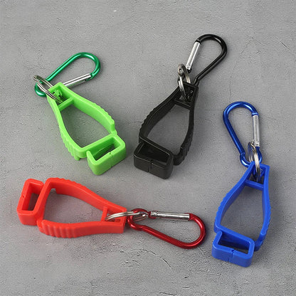 Durable 1pc Glove Clip Hanger - Safety Glove Holder, Plastic Working Gloves Clip, Work Clamp, Multifunctional Safety Work Gloves Guard Tool