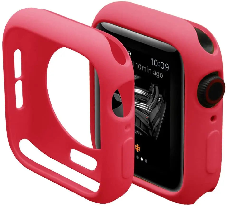 Silicone Protective Case for Apple Watch Series & Ultra - Shockproof Cover for 38mm–49mm Models