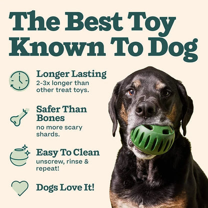 Silicone Interactive Dog Chew Toy & Treat Mold – Boredom Relief Pet Toy for Healthy Training and Enrichment