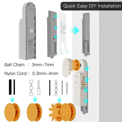 ZigBee Smart DIY Motorized Roller Blinds Drive Motor Hub - Tuya Smart Life APP, Alexa & Google Home Voice Control