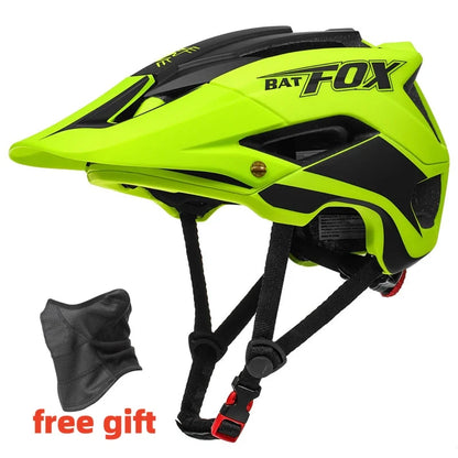 BATFOX MTB Cycling Helmet – Ultralight Men’s Bicycle Helmet Casco for Mountain & Road Racing Speedframe Safety Gear