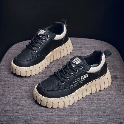 2025 Women’s Spring Casual Shoes – Campus Style Platform Sneakers, Designer Leather Footwear, Versatile Fashion Sneakers
