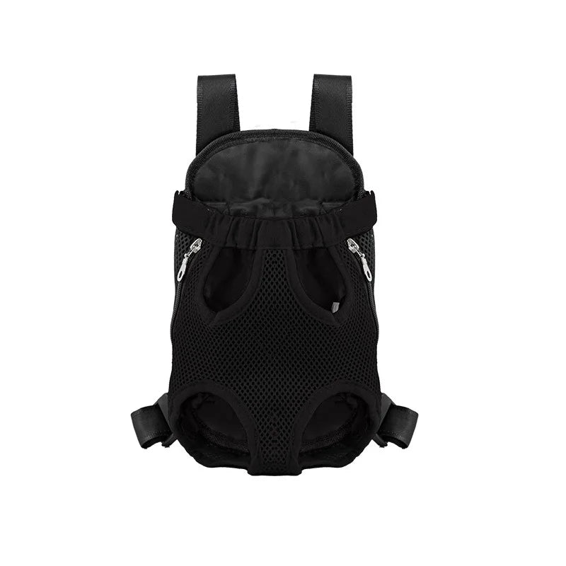 Double Shoulder Breathable Travel Pet Carrier Backpack – Mesh Front Bag for Small Dogs & Cats Outdoor
