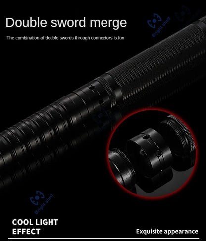 RGB Metal Lightsaber Toy – 15-Color Changing Laser Sword with Sound Effects, Force FX Jedi Blaster Gift for Kids