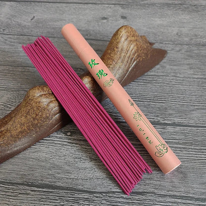 40PCS Natural Sandalwood Incense Sticks – Aromatic Home Fragrance for Blessing Ceremony, Lavender, Green Tea & Rose