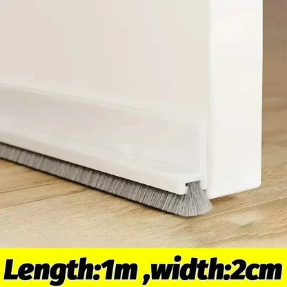 Self-Adhesive Door Sealing Strip – Gap Filler Brush for Windproof, Soundproof & Insect-Proof Doors