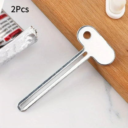 Cast Iron Manual Toothpaste Tube Squeezer – Metal Bathroom Tube Wringer Dispenser, No Power Required Bathroom Accessory