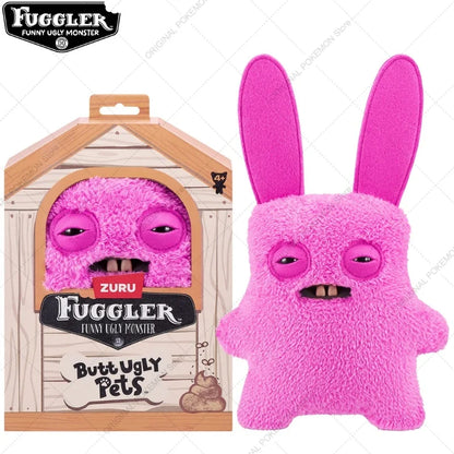 Original Fuggler Ugly Teeth Monsters Plush Toys – Butt Ugly Pets Snowman & Reindeer Dolls for Christmas & Kids Gifts