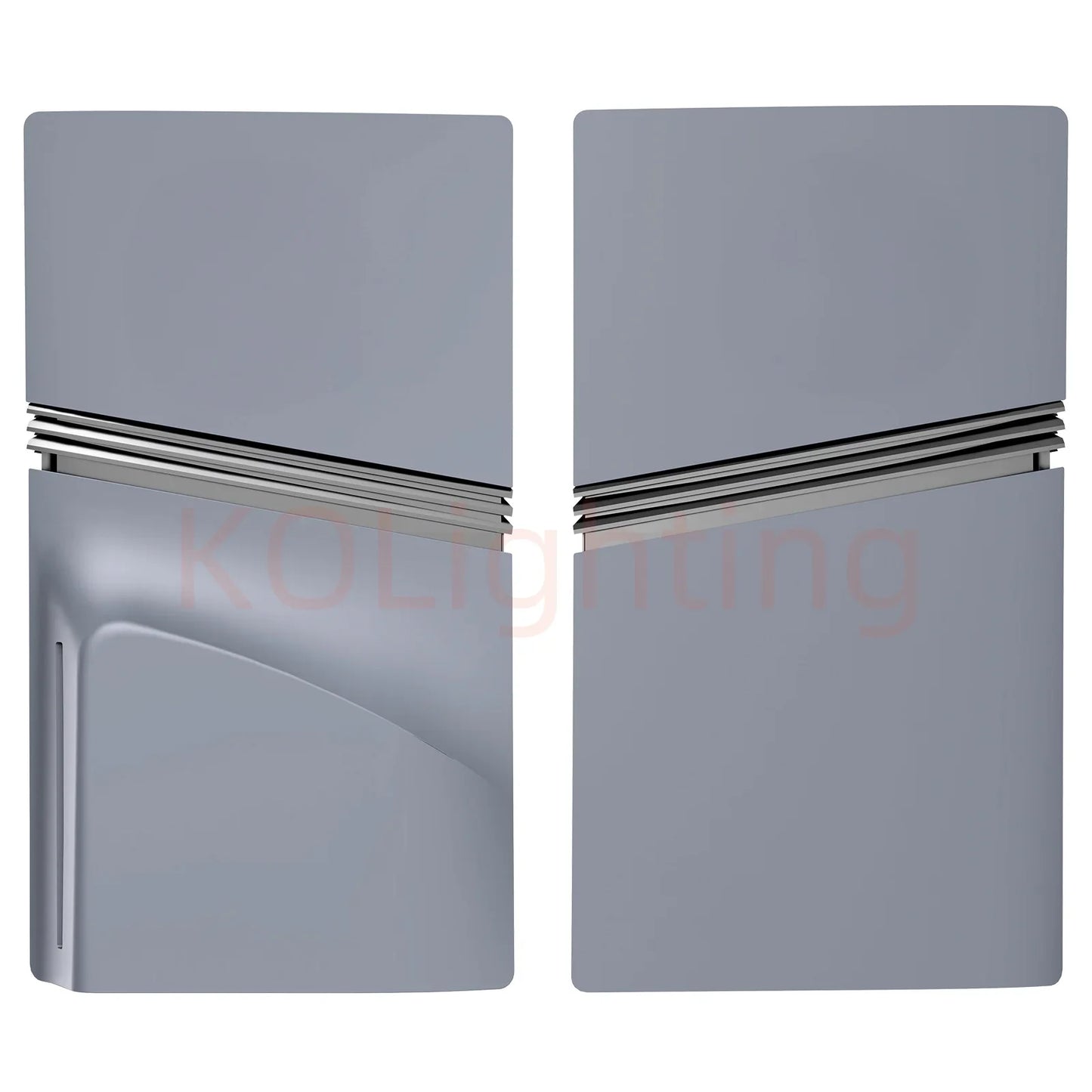 PS5 Pro 30th Anniversary Limited Edition – Grey Disc Edition Replacement Faceplate Shell with Logo & Sticker
