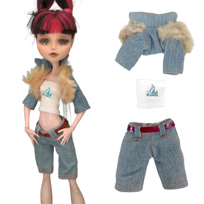 11-Inch Doll Clothes for 1/6 Dolls – Casual Dress & Fashion Outfits for 27 CM Girls' Dolls, DIY Toy Clothing