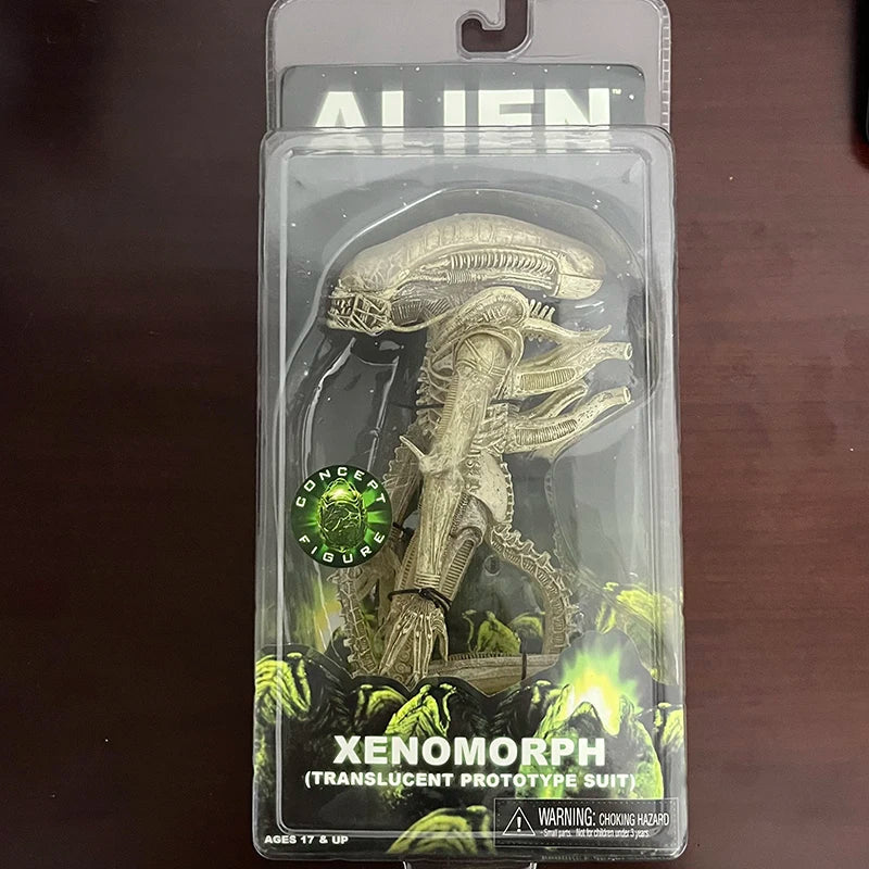 NECA Grid Warrior Xenomorph Action Figure – Alien vs Predator Collectible Toy Gift